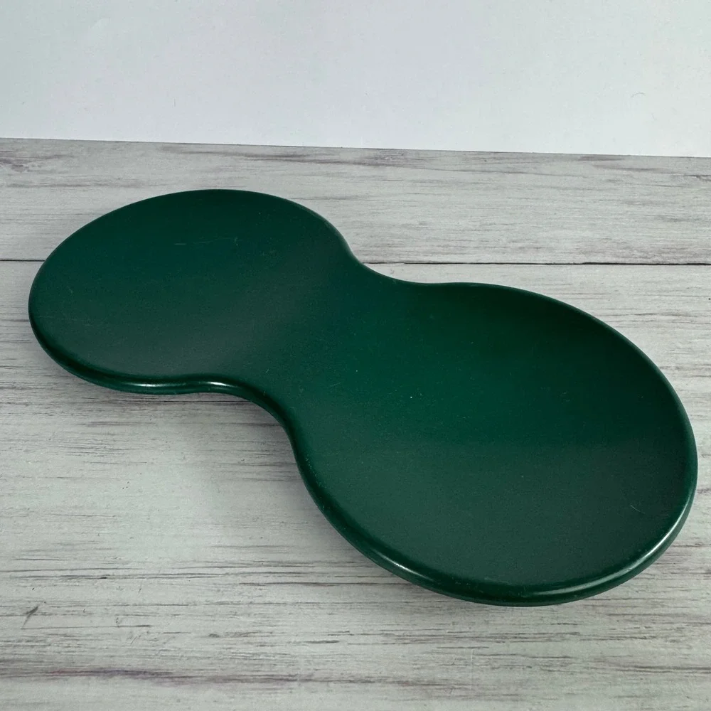 Vintage Tupperware Hunter Green Double Spoon Rest Holder 2763A-6 Kitchen Tool